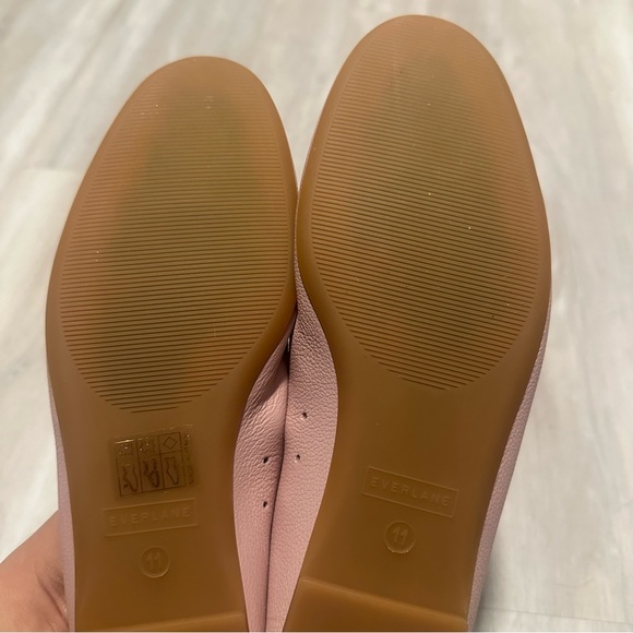 Everlane The Day Glove Limited Edition Pale Pink Round Toe Leather Flats… - Picture 5 of 7